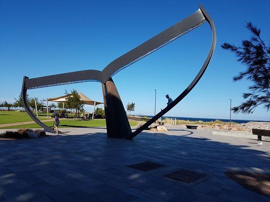 Whale Tail Sculpture